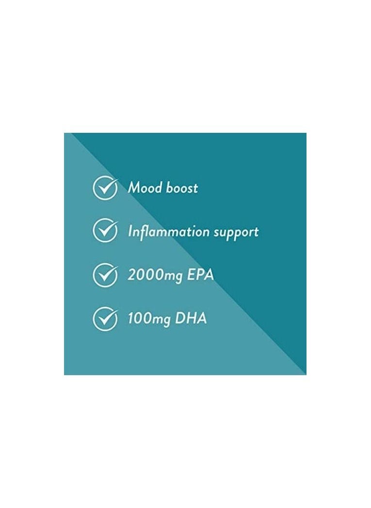 Genuine Health - Genuine Health Omega 3+ Joy Fish Oil Supplement, 2000 mg EPA, 100 mg DHA, Non-GMO, 240 Softgels - Image 1