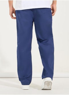 Styli Solid Woven Straight Pyjama  - Image 4