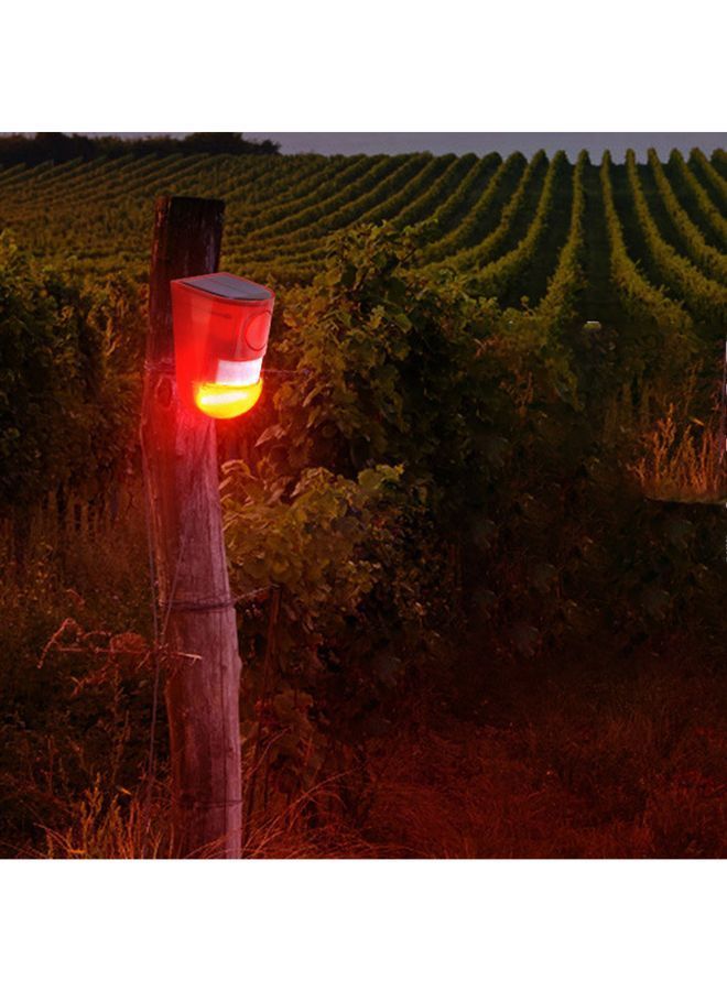 NIBEMINENT N911 Solar LED Alarming Lamp Red 120 x 69mm - Image 4