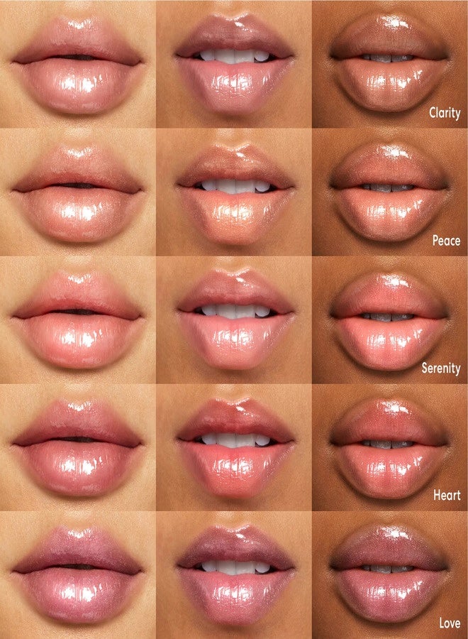 bareMinerals Mineralist Lip Gloss-Balm – Love| Hydrating Sheer Lip Gloss-Balm with Cold-Pressed Fruit Oils, Vegan Non-Sticky High-Shine Lip Gloss – 4 ml - Image 3