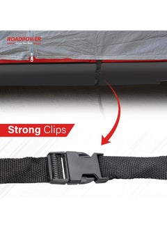 RoadPower zipper Car Body Cover with Mirror Pocket (Nissan Patrol, 212''X 78''X 70'')  - Image 4