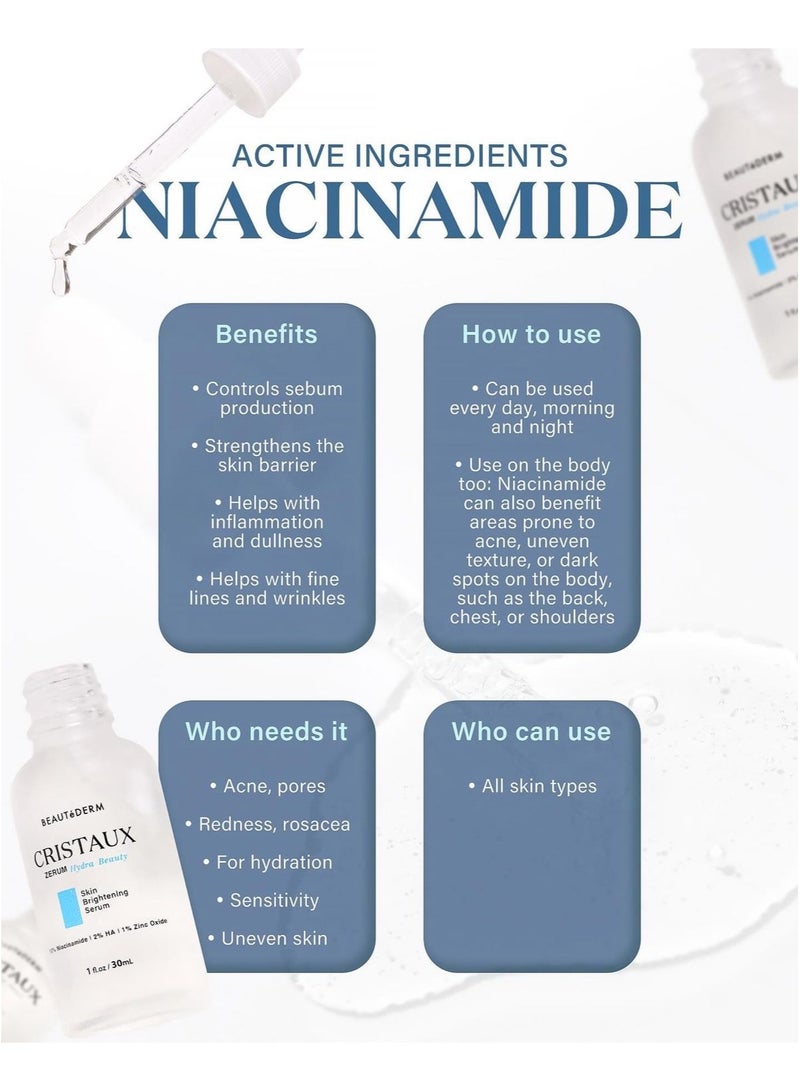 بوتيديرم مصل تفتيح البشرة هايدرا بيوتي من بيوتيديرم كريستوكس زيروم 30 مل - Image 3