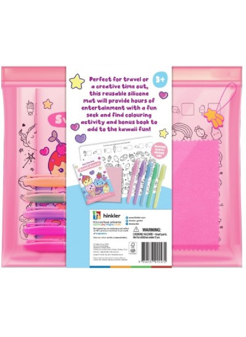 Hinkler Jr Kaleidoscope Cute Kawaii Silicone Games Mat – Fun, Colorful & Non-Slip Play Mat for Kids, Interactive Learning & Playtime - Image 2