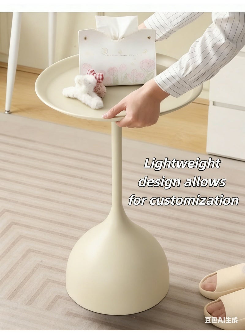 حصريا طاولة جانبية للأريكة، طاولة قهوة صغيرة بسيطة، طاولة مستديرة بجانب السرير، طاولة قهوة، مناسبة لغرفة المعيشة، غرفة النوم، المكتب - Image 4