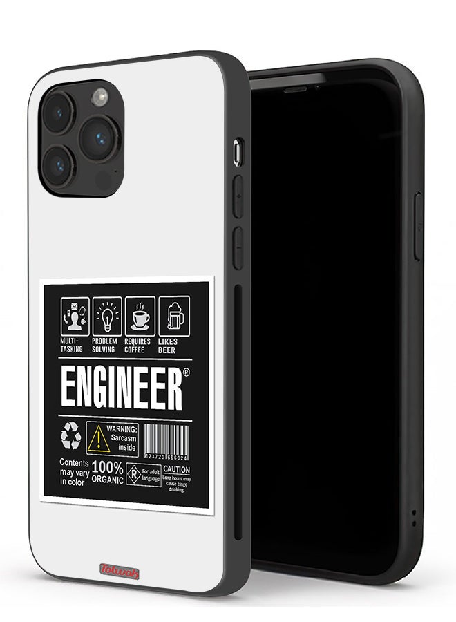 Tolwak Apple iPhone 13 Pro Max Protective Case Engineer Sticker - Image 1