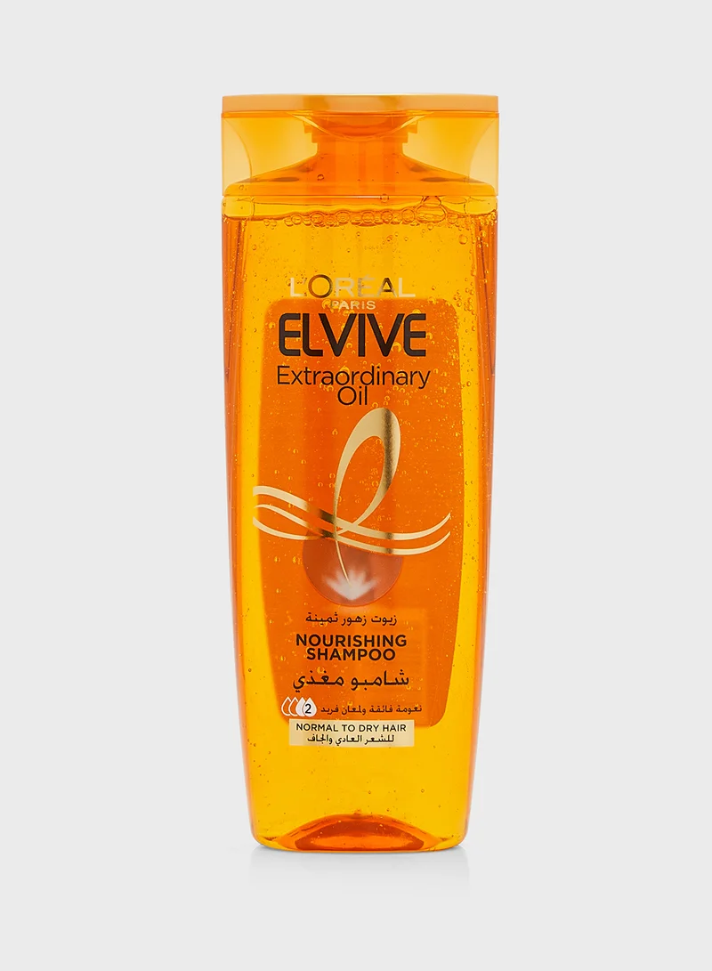 L'OREAL PARIS L'Oreal Paris Elvive Extraordinary Oil Shampoo 600Ml Shampoo 400Ml At 33% Off, Savings 33%