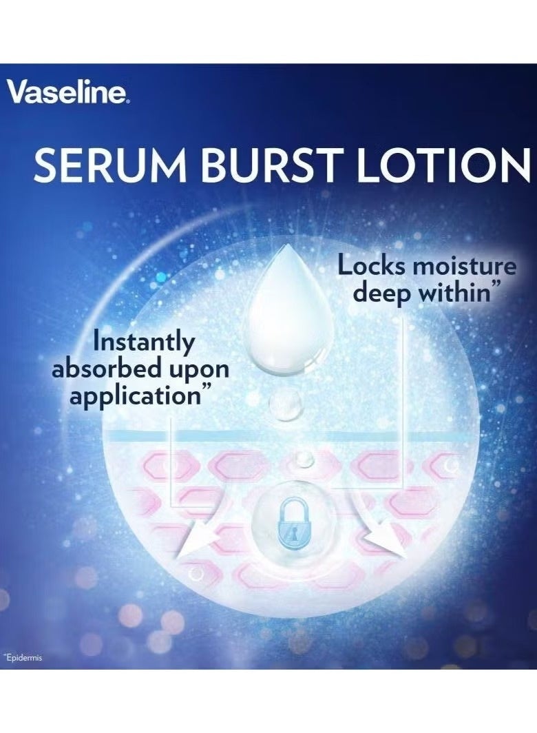 Vaseline Healthy Bright Gluta-Hya Serum Burst Lotion Overnight Radiance Repair 330 ml - Image 5