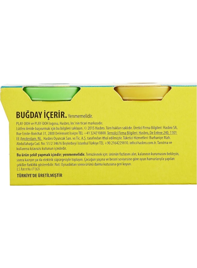 Play-Doh باي-دو ميني 4 عبوات من علب 2 أونصة بالألوان الأساسية، ألعاب للأطفال من عمر 2 سنوات وما فوق، فنون وحرف للأطفال - Image 4