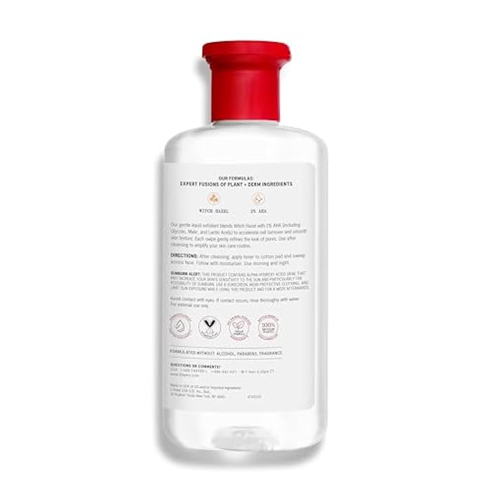 Thayers 2% AHA Exfoliating and Brightening Toner with Glycolic Acid, Lactic Acid and Witch Hazel, Smoothing and Pore Refining Skin Care for All Skin Types, 12 Fl Oz​ - Image 2