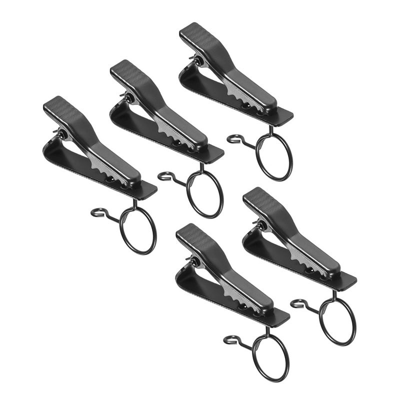 EY-J04A 5pcs 10mm Wired Lapel Mic Microphone Tie Clip - Image 5