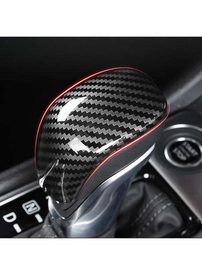 Black Carbon Fiber Gear Shift Knob For Nissan Sentra Altima 2020 2025 Direct Fit - Image 4
