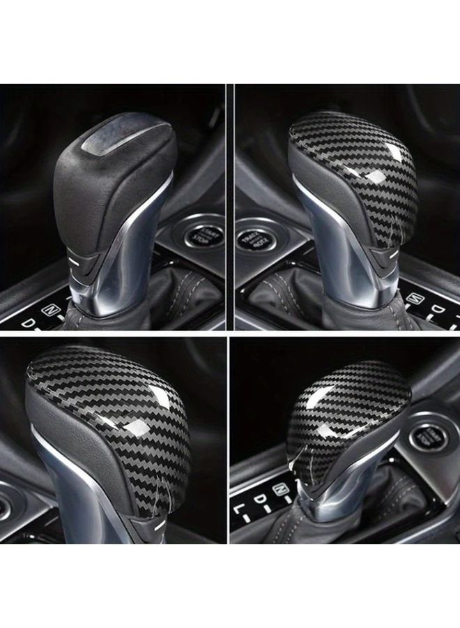 Black Carbon Fiber Gear Shift Knob For Nissan Sentra Altima 2020 2025 Direct Fit - Image 3