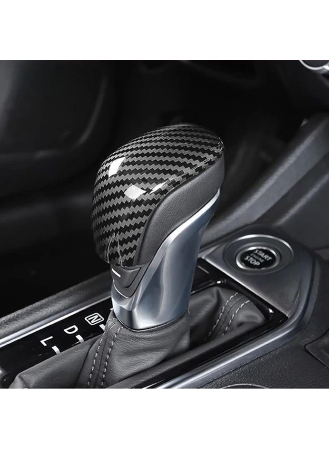 Black Carbon Fiber Gear Shift Knob For Nissan Sentra Altima 2020 2025 Direct Fit - Image 2