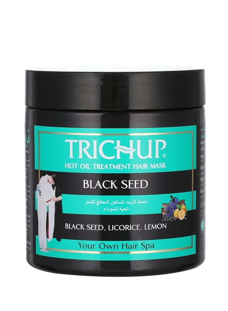 تريشوب الحبة السوداء - قناع علاج الشعر بالزيت الساخن - 450 مل