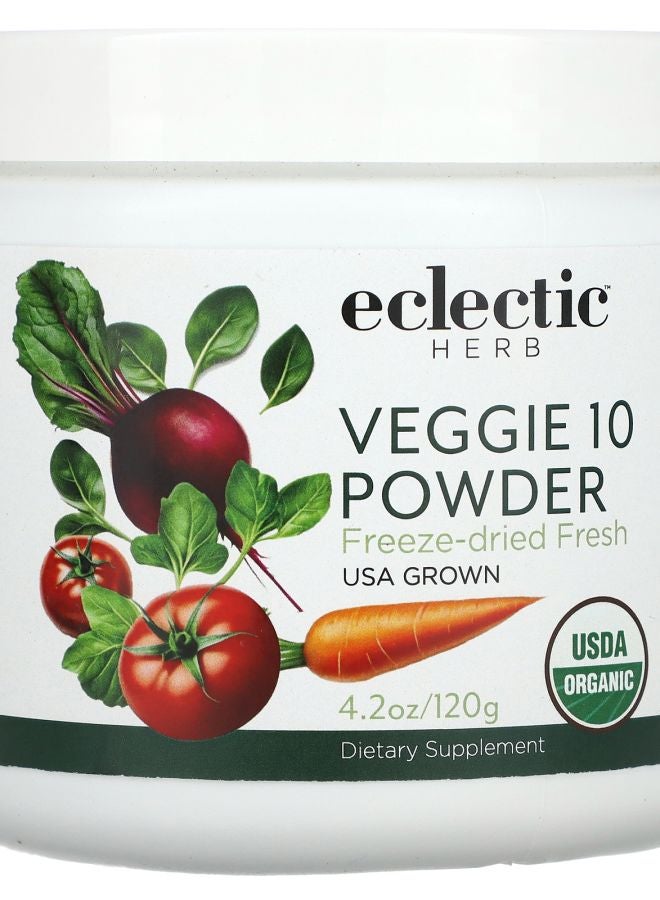 Eclectic Veggie 10 Powder 4.2 oz (120 g)