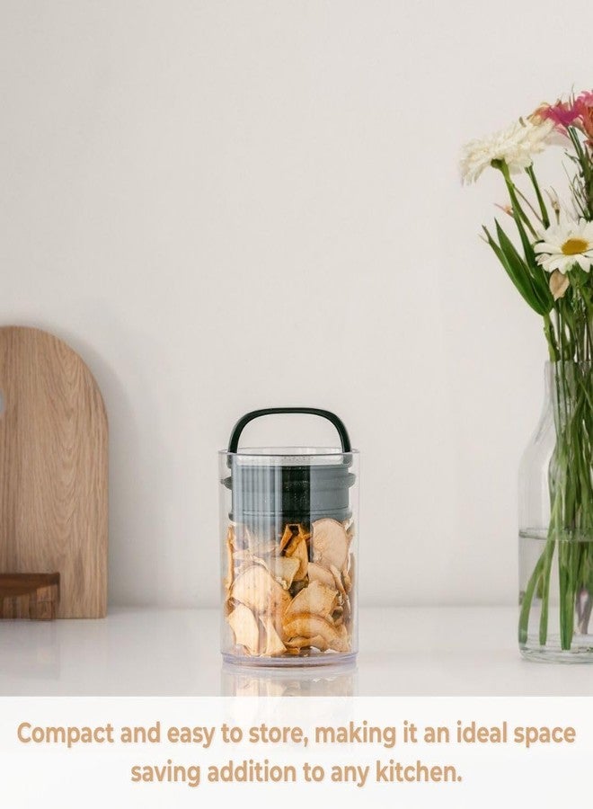 Prepara Evak Fresh Saver Plastic Food Storage, Small/Short, Black - Image 3