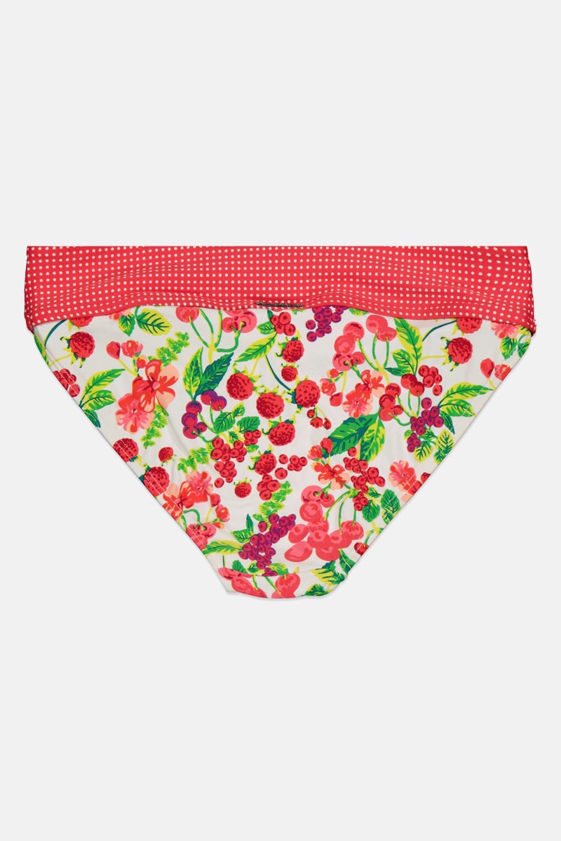 Billabong Kids Girls All Over Print Pull On Bikini Bottom, Multicolor - Image 2
