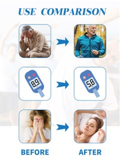 SOUTH MOON Blood Sugar Regulator Ring, through magnetic therapy and ion therapy, regulates blood sugar through acupressure, relieves discomfort and improves sleep,1Pc  - Image 2