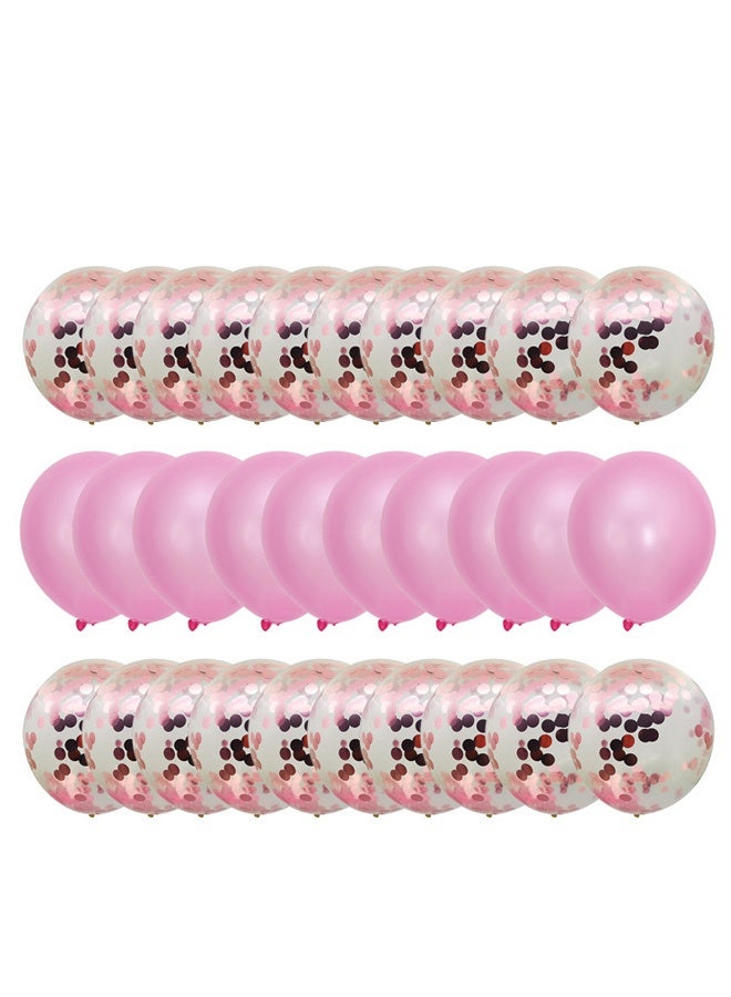 30-Piece Confetti And Latex Decorative Balloons 10x 10x 5inch - Image 1