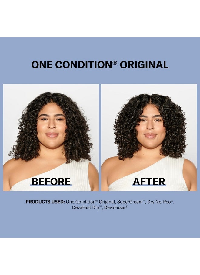 DevaCurl DevaCurl One Condition Original Rich Cream Conditioner, Soft Lemongrass, 32 fl. oz.  - Image 3