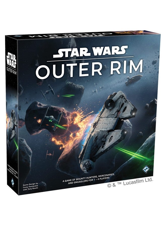 Fantasy Flight Games Star Wars Outer Rim Board Game | Strategy Game | Adventure Game for Adults and Teens | Ages 14 and up | 1-4 Players | Average Playtime 3-4 Hours | Made by Fantasy Flight Games - Image 1