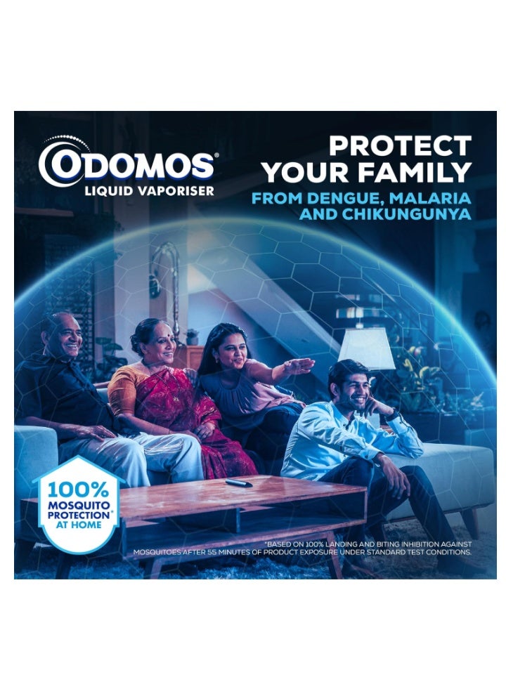 أودوموس جهاز تبخير السوائل العالمي من Odomos + مجموعة إعادة التعبئة - حماية من البعوض بنسبة 100% - Image 5