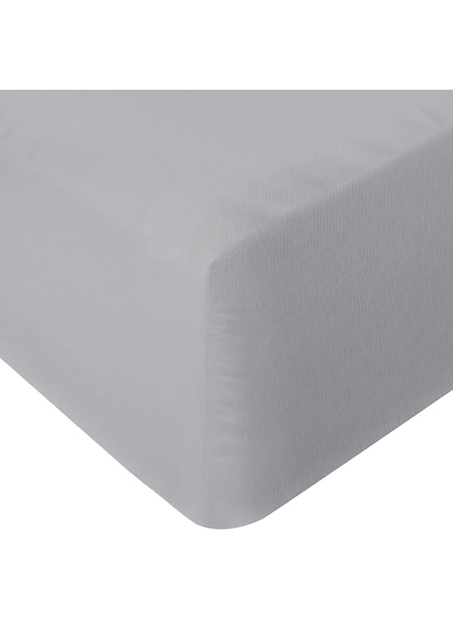 Infinitee Xclusives Infinitee Xclusives Fitted Sheet for Bed Grey Queen Size 150 x 200 cm - 100% Microfiber - 40 cm Deep Pocket to Fit & Cover Sheets  - Soft, Wrinkle Free & Shrink Resistant Fitted Sheet  - Image 1