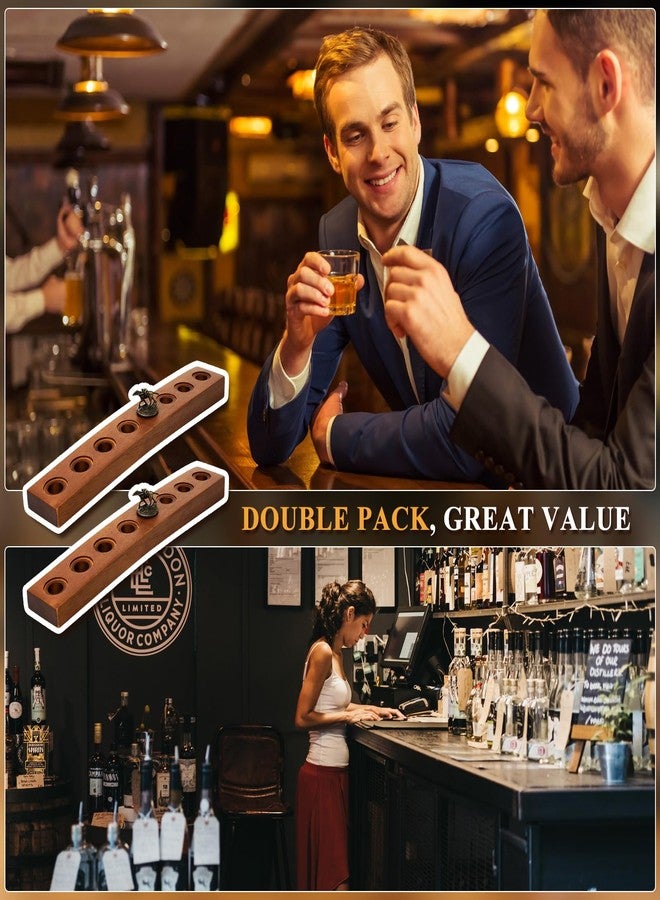 Colingmill 2 Pcs Bourbon Cork Display Whiskey Horse Barrel Stave Stopper Holder Fit 8 Bourbon Horse Cork Stoppers - Image 5