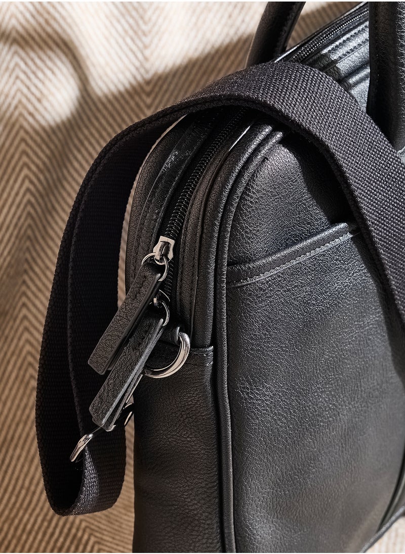 Ted Baker Kenriik Stripe Messenger Bag  - Image 3