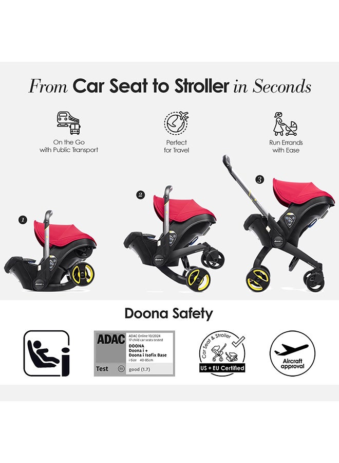 Doona Infant Car Seat - Flame Red - Image 3