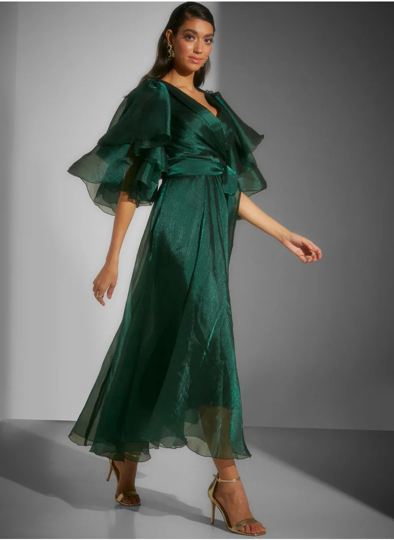 Namshi x Asoo Exaggerated Sleeve Detail Dress