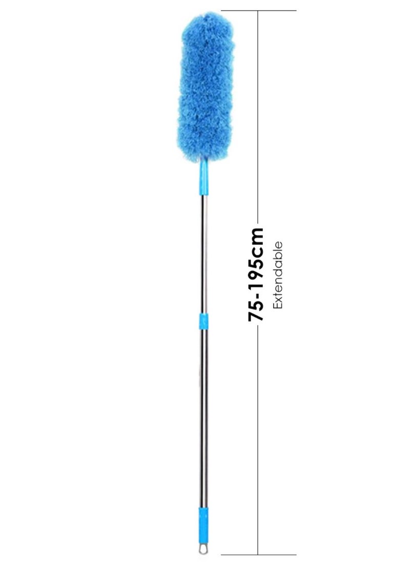 AIWANTO Microfiber Duster with Extension Pole (Random Colour)  - Image 3