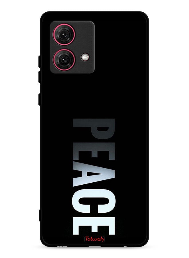 Tolwak Motorola Moto G84 5G Protective Case Cover Peace - Image 1