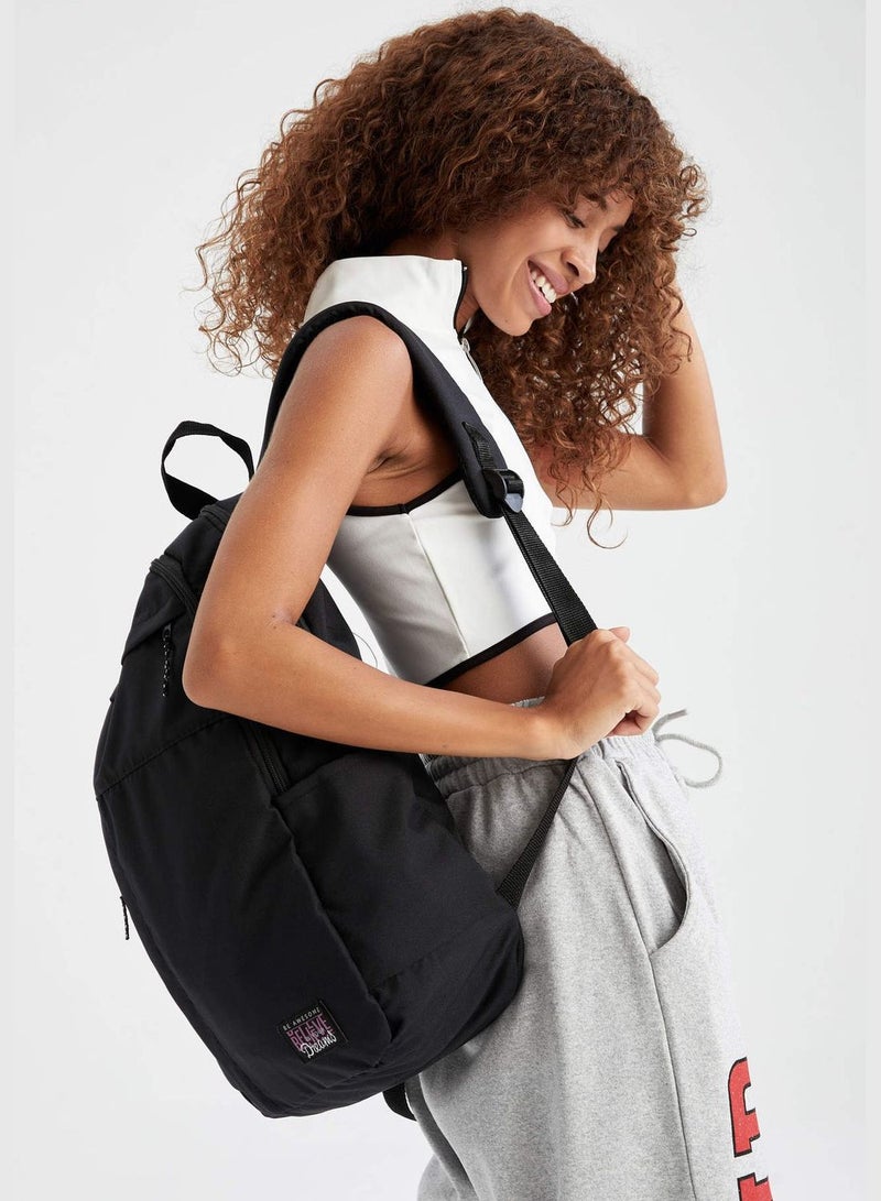 DeFacto Basic Printed Backpack - Image 1