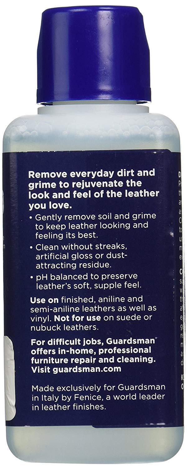 Guardsman Clean & Renew For Leather 8.45 oz - Removes Dirt and Grime, Great For Leather Furniture & Car Interiors - 2 Pack - Image 3