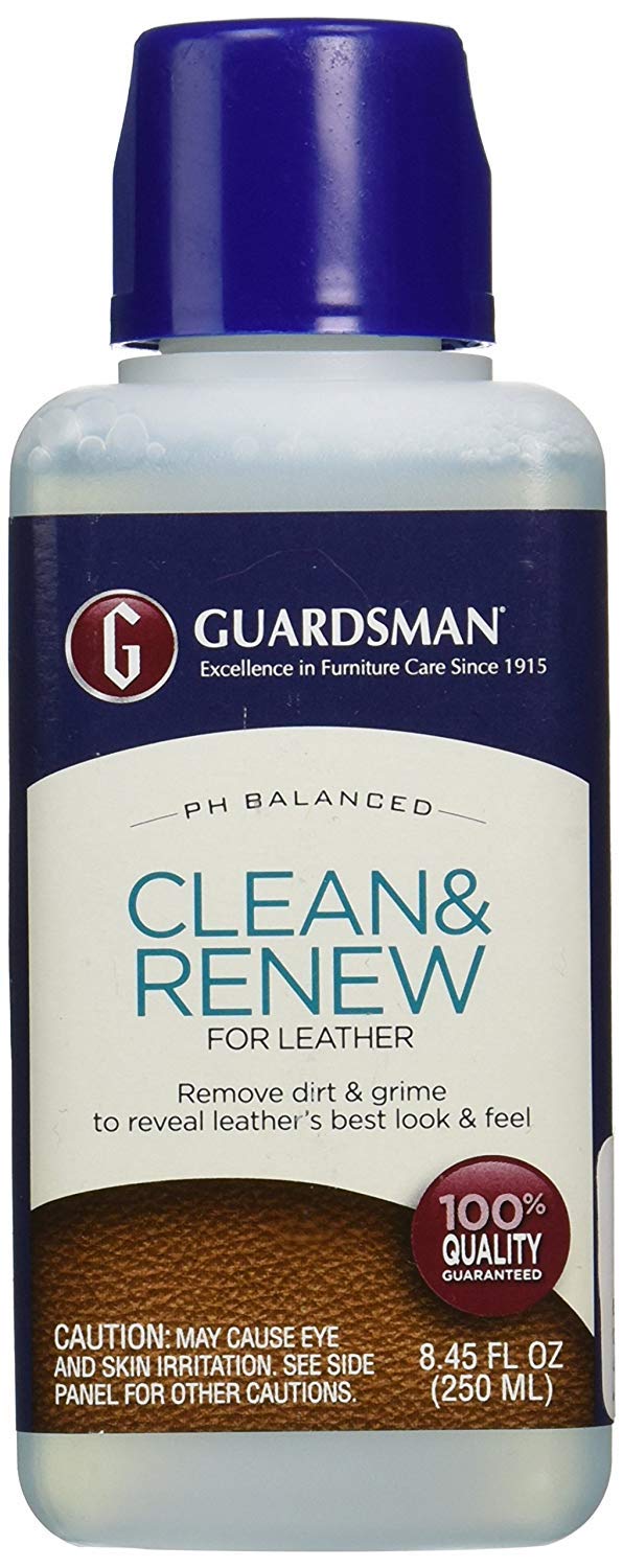 Guardsman Clean & Renew For Leather 8.45 oz - Removes Dirt and Grime, Great For Leather Furniture & Car Interiors - 2 Pack - Image 2