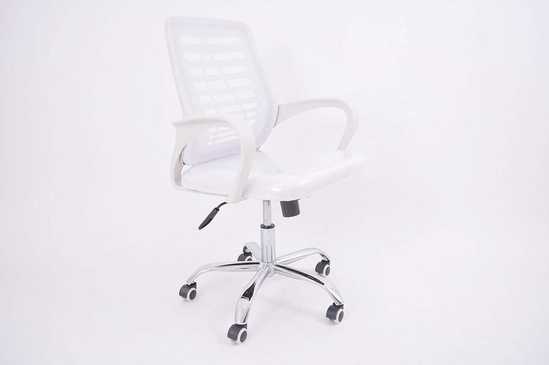 CAMA Office chair with white color mesh - Chrome base of - Image 1
