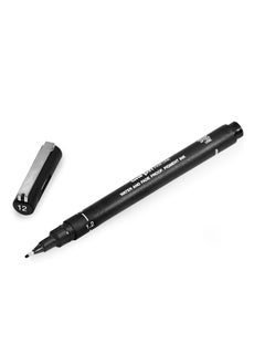 Uniball 1-Piece Unipin Fineliner Pen 1.2mm Tip Black Ink  - Image 2