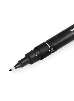Uniball 1-Piece Unipin Fineliner Pen 1.2mm Tip Black Ink  - Image 3