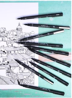 Uniball 1-Piece Unipin Fineliner Pen 1.2mm Tip Black Ink  - Image 4