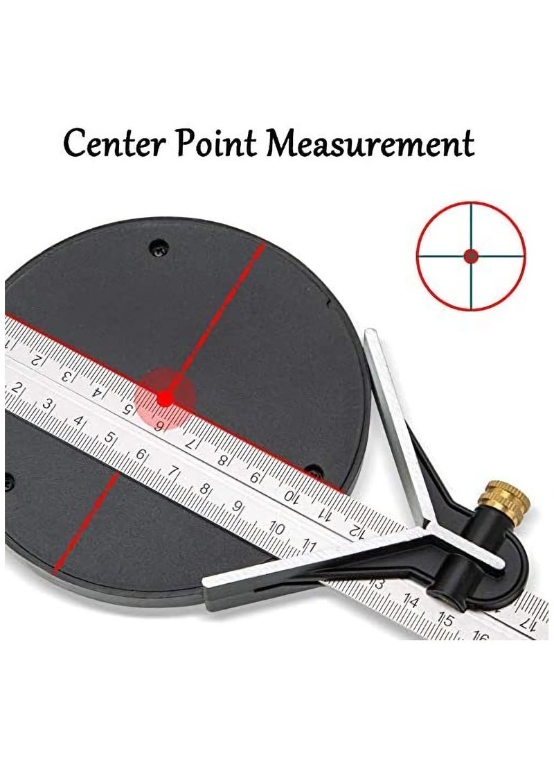 Generic Combination Angle Ruler, 300MM Combination Square Angle Ruler Stainless Steel Multi Function Measuring Tool About 0.35Kg  - Image 4