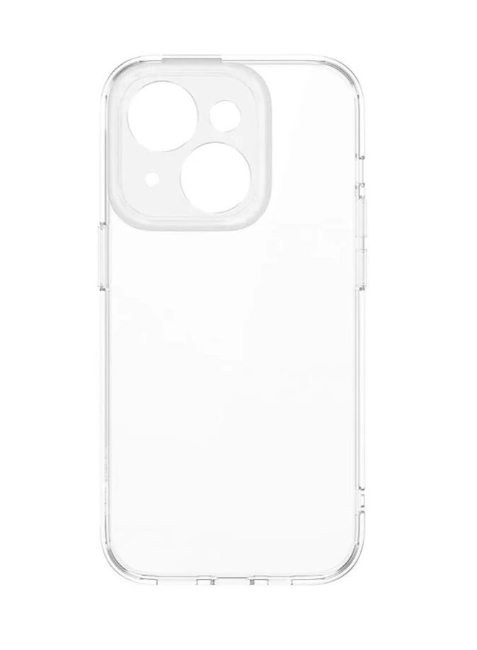 Baseus Illusion Series Protective Case For Ip 14 Pro (With Clear/Black/Blue/Purple Camera Lens Frames And Full Coverage Tempered Glass Screen Protector And Cleaning Kit), clear - Image 3
