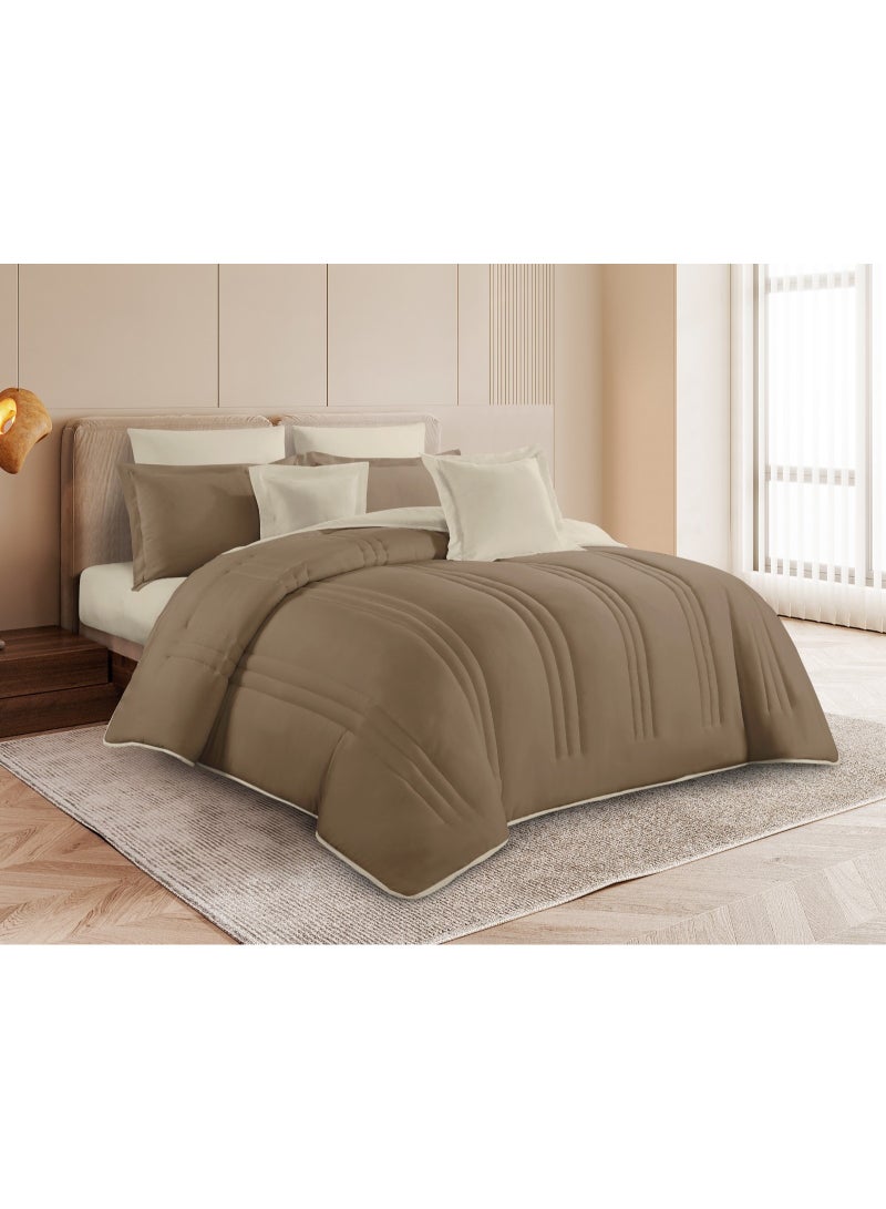 Summer bedspread 4 pieces for one and a half people, elegant design, suitable for a bed measuring 120 x 200 cm, quilt size 170 x 220 cm