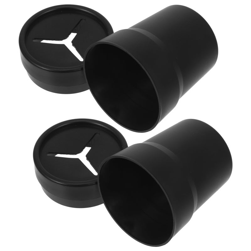 2pcs Multi-functional Car Trash Can Automotive Garbage Cans Cup Holder Trash Bins - Image 3