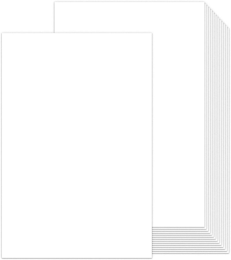 Goefun 12x18 White Card Stock Paper 100 Sheets, 80lb Premium Heavy Cardstock, Goefun Thick Printer Paper Cardstock for Arts and Crafts, Posters, Brochures, Menus, Cards, Covers - Image 1