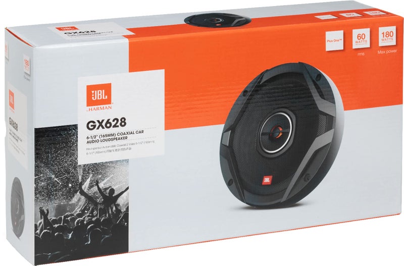 JBL GX628 GX Series 6.5" 180W Peak Power 2-Way Coaxial Car Loudspeakers (Pair) - Image 3