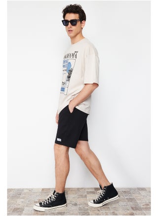 Black Regular/Regular Fit Label Appliqué Cotton Shorts TMNSS23SR00079 - pzsku/ZB2C0F8FDC0218E975A5EZ/45/_/1730941059/2603ab8c-67d1-422c-be7a-7eb76dcccfe4
