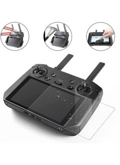 سجيت حامي شاشة لجهاز تحكم الطائرة بدون طيار، قطعتان لجهاز تحكم DJI RC Pro وجهاز تحكم DJI الذكي، زجاج مقوى مضاد للخدش لطائرات مافيك 3 برو/3/كلاسيك، ميني 2، إير 2S، مافيك إير 2/2 برو/2 زوم، ملحقات DJI مافيك 3  - Image 2