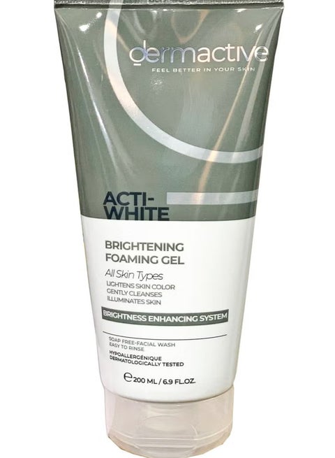 Dermactive Acti - White Brightening Foaming Gel - 200 Ml