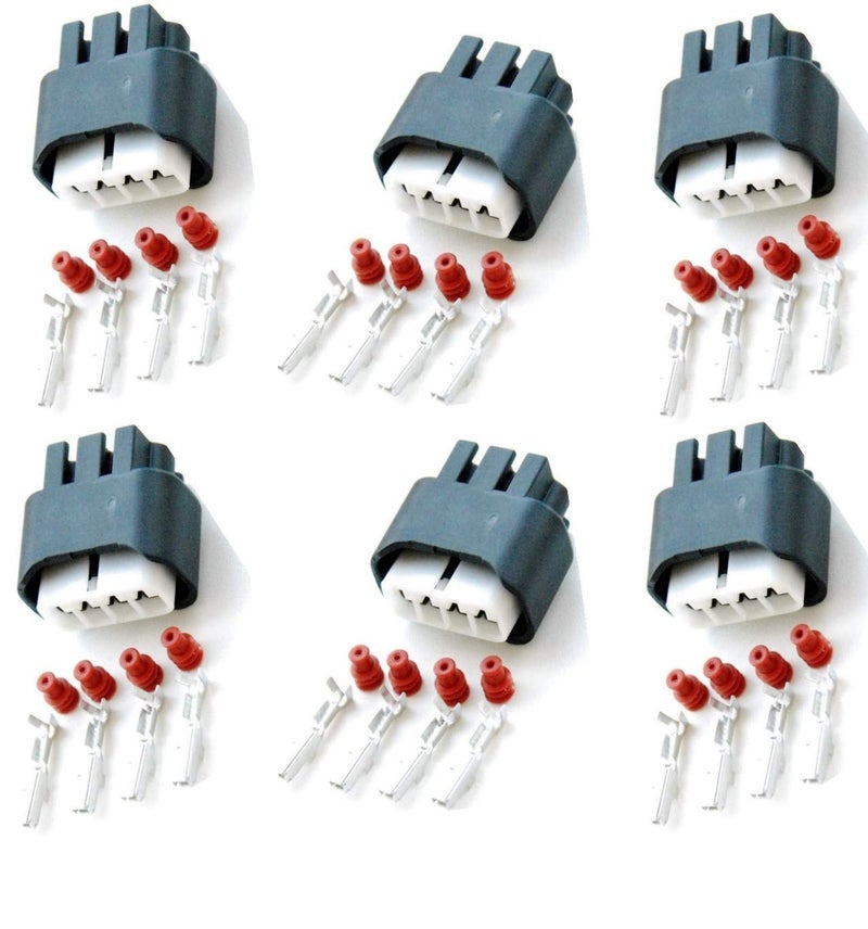 6X Connector Plug Harness Ignition Coil